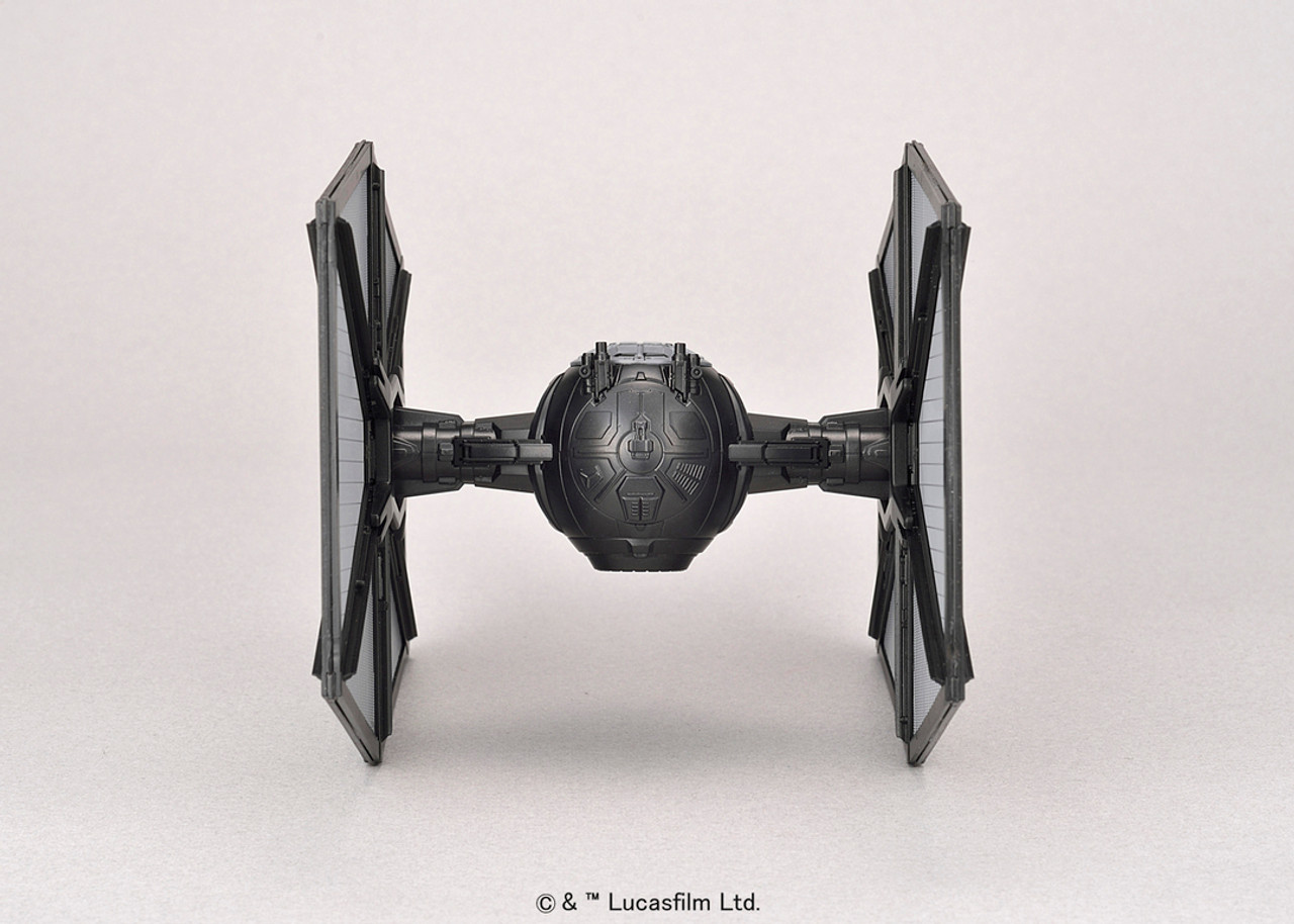 BAN203218 First Order Tie Fighter "Star Wars: The Force Awakens", Bandai Star Wars 1/72 Plastic Model