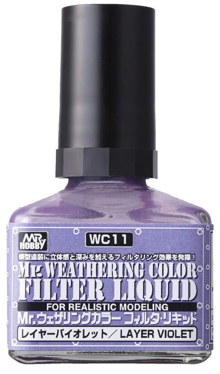GNZWC11 Filter Liquid violet GSI, Mr. Weathering Color Paint