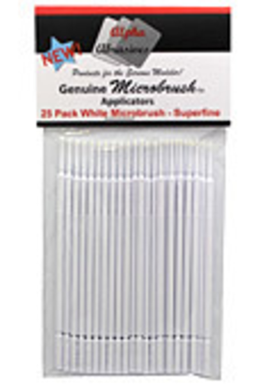 FXF1303  Superfine Applicator Brush - Microbrush(R) -- White pkg(25)