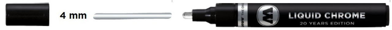MLW703103   Liquid Chrome Mirror 4mm  Effect Marker (Cd)