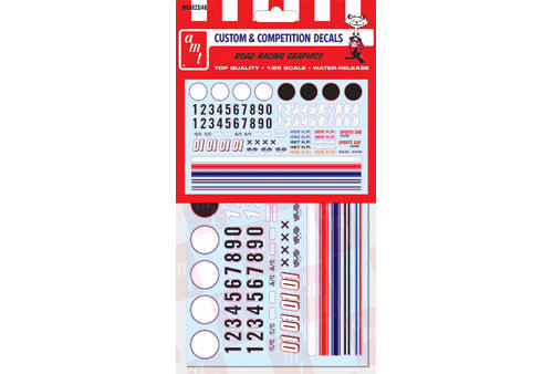 MKA023 1/25 Road Racing Graphics Decals