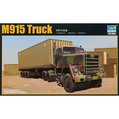 1015 1/35 US M915 Army Truck w/40' Container Trailer