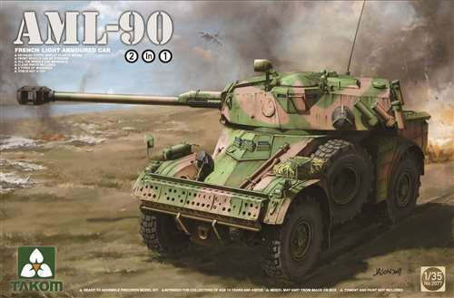 2077 Takom 1/35 AML-90 French Light Armoured Car