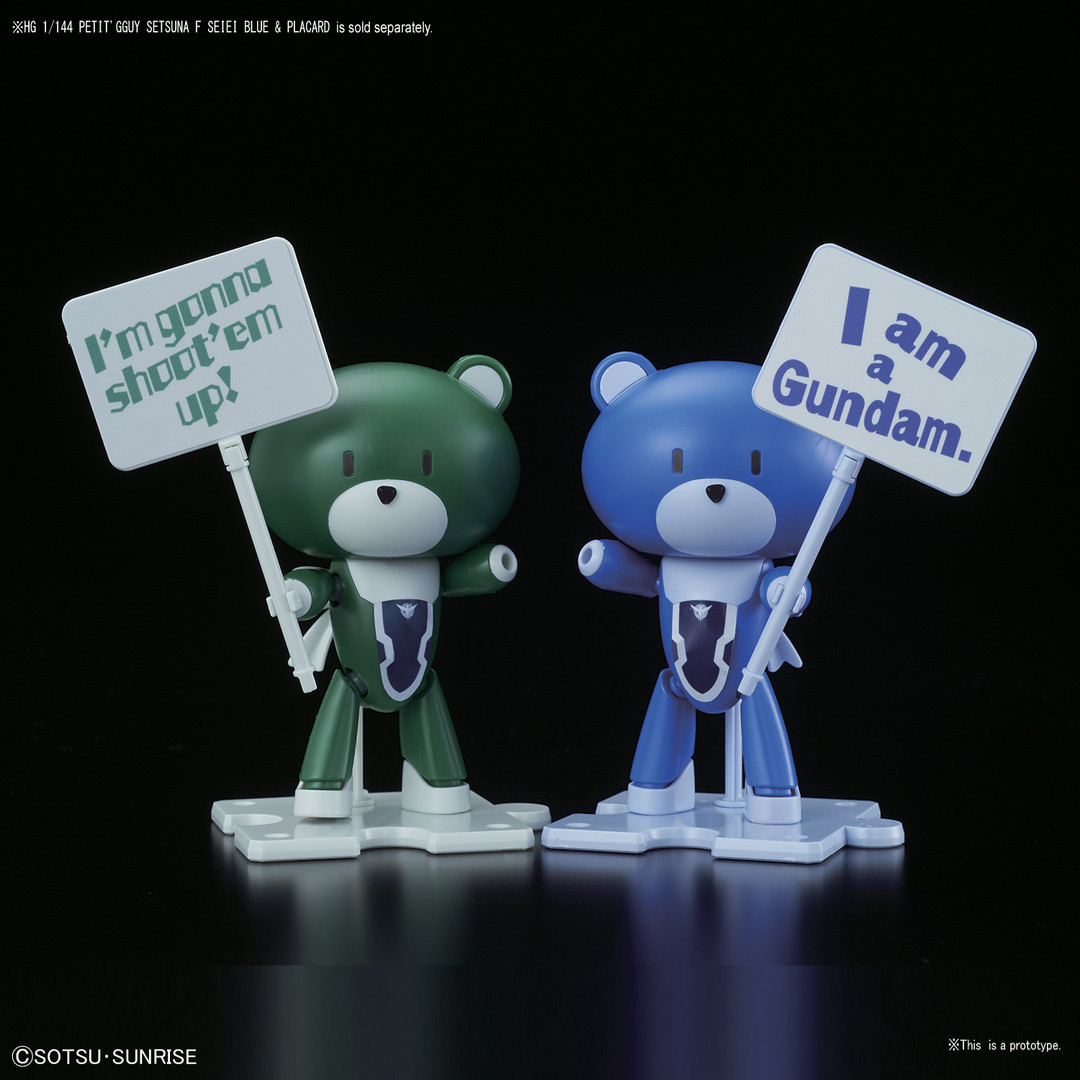 220707 Petit'gguy Lockon Stratos Green & Placard Gundam HGPG