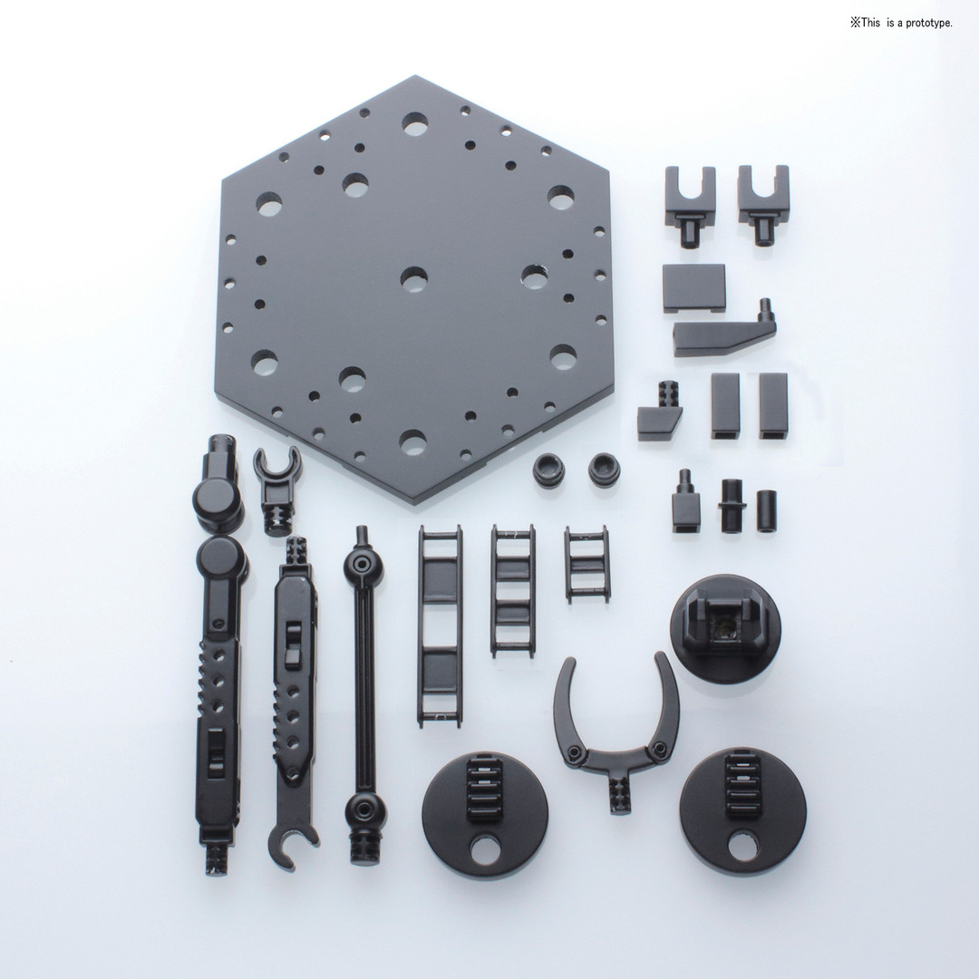 BAN2410268 Bandai Black Action Base 5 Display Stand 1/144