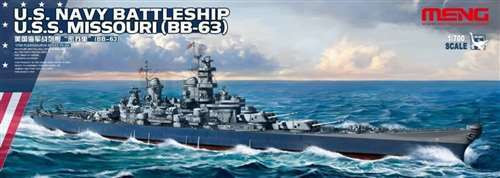 PS004 U.S. Navy Battleship U.S.S. Missouri (BB-63) 1/700