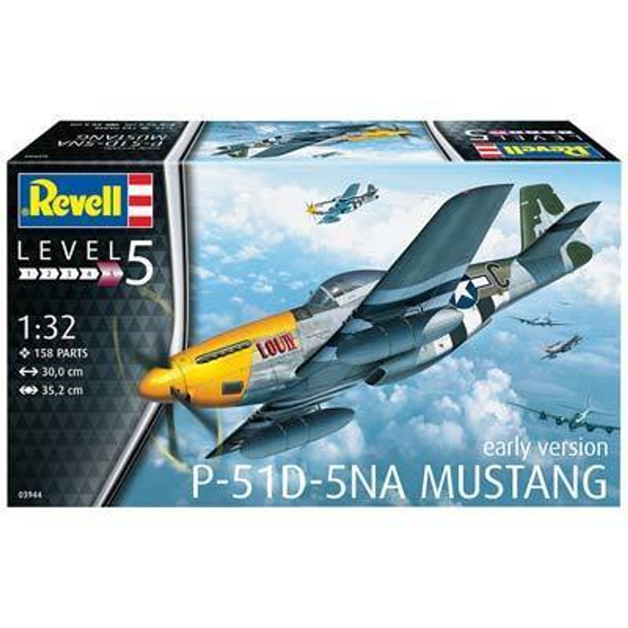 RVL3944  P-51D Mustang 1/32  Model Kit
