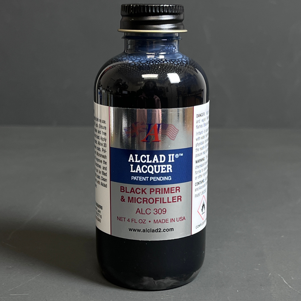 ALC309  Black Primer & Microfiller 4oz