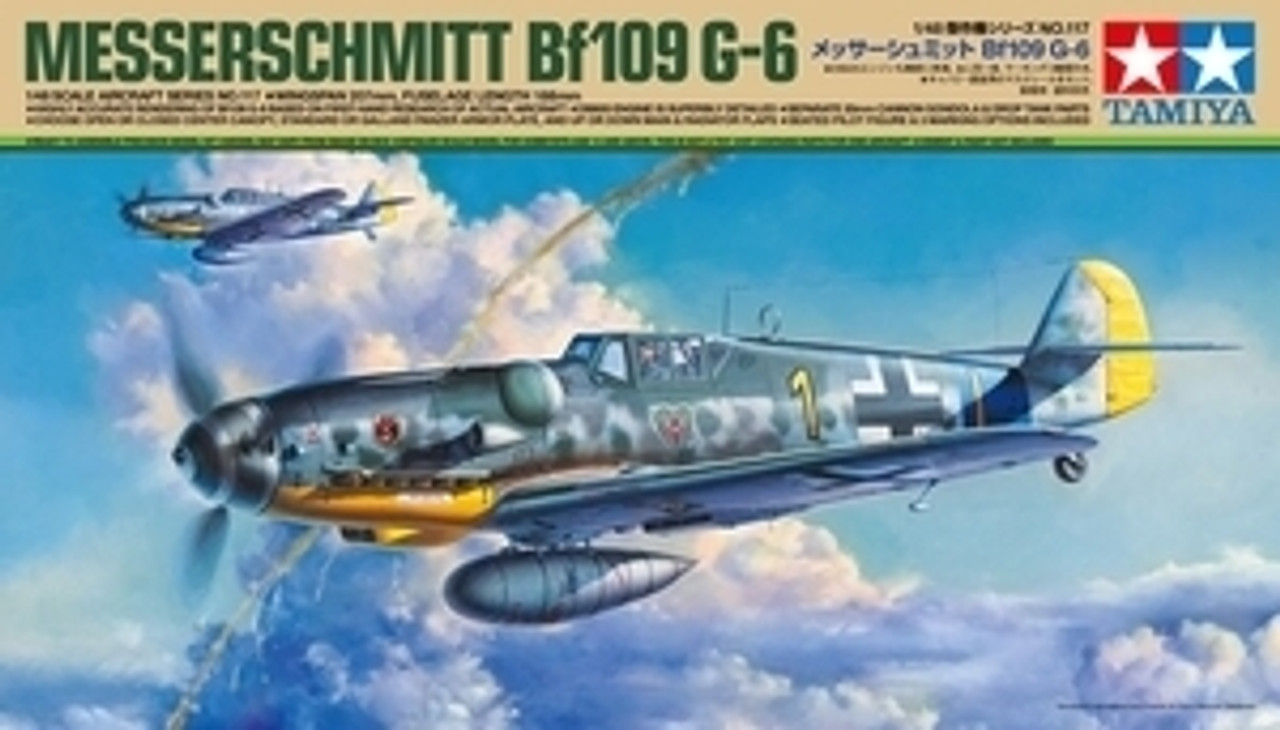 TAMIYA MODELS TAM-61117 1/48 Messerschmitt Bf109G6 Fighter TAMIYA MODELS TAM-61117 1/48 Messerschmitt Bf109G6 Fighter