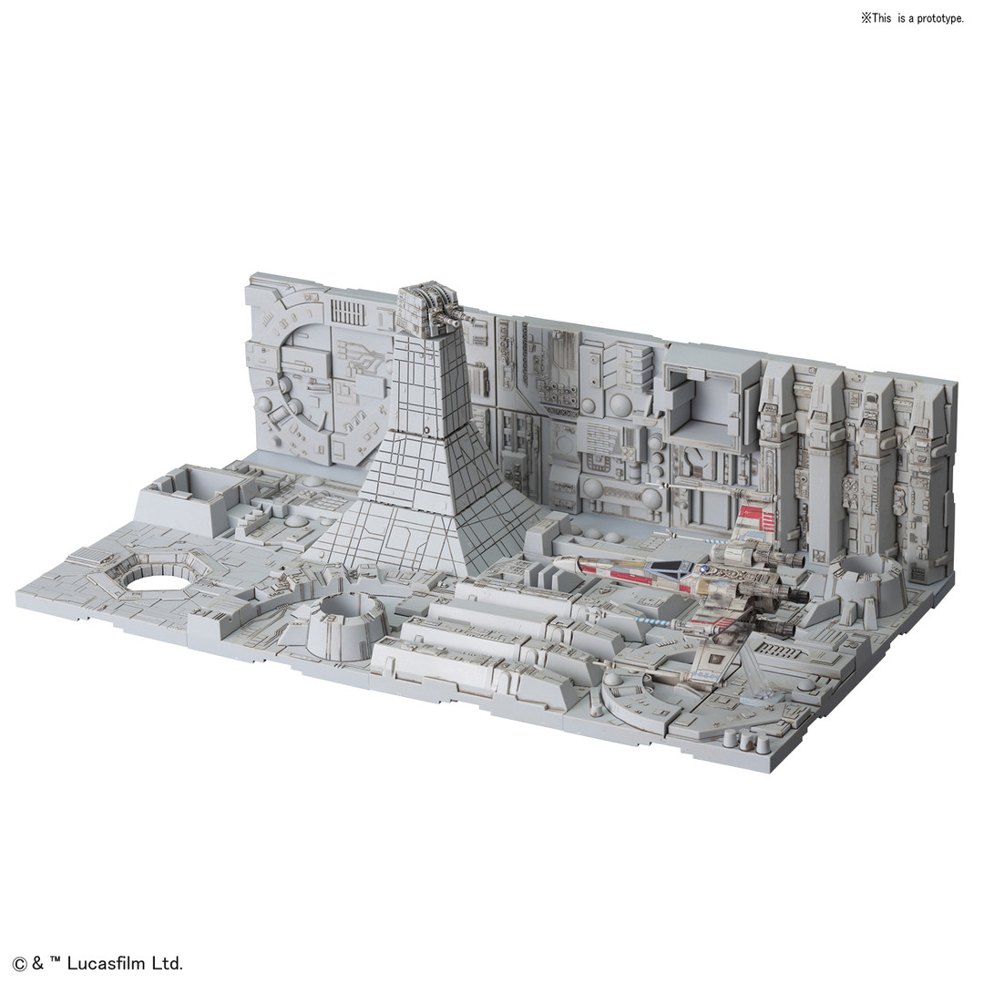 BAN2435951 Bandai Death Star Attack Set 'Star Wars', Bandai Star Wars 1/144 Plastic Model