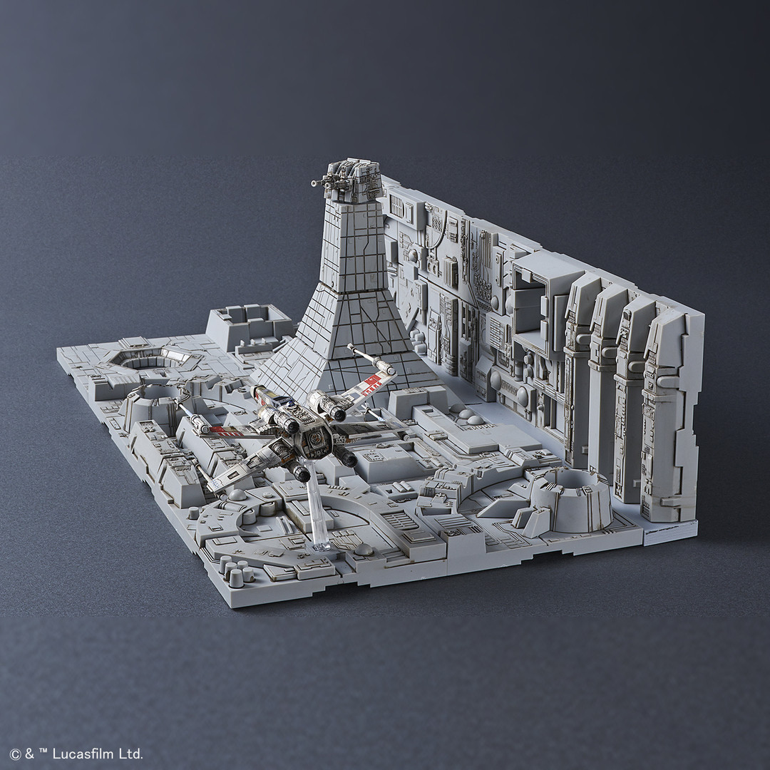 BAN2435951 Bandai Death Star Attack Set 'Star Wars', Bandai Star Wars 1/144 Plastic Model