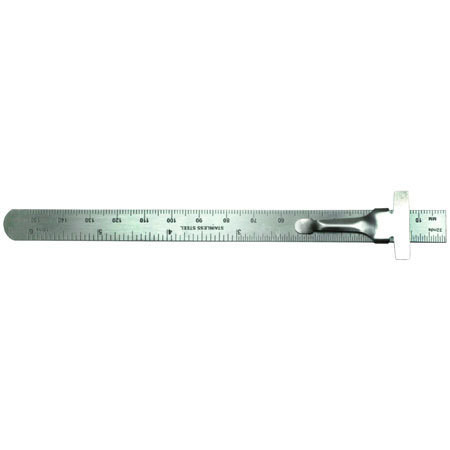 55677 Stainless Steel Ruler 6 inch