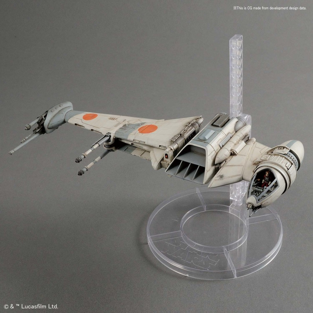 BAN230456  B-Wing Starfighter "Star Wars", Bandai Star Wars 1/72 Plastic Model