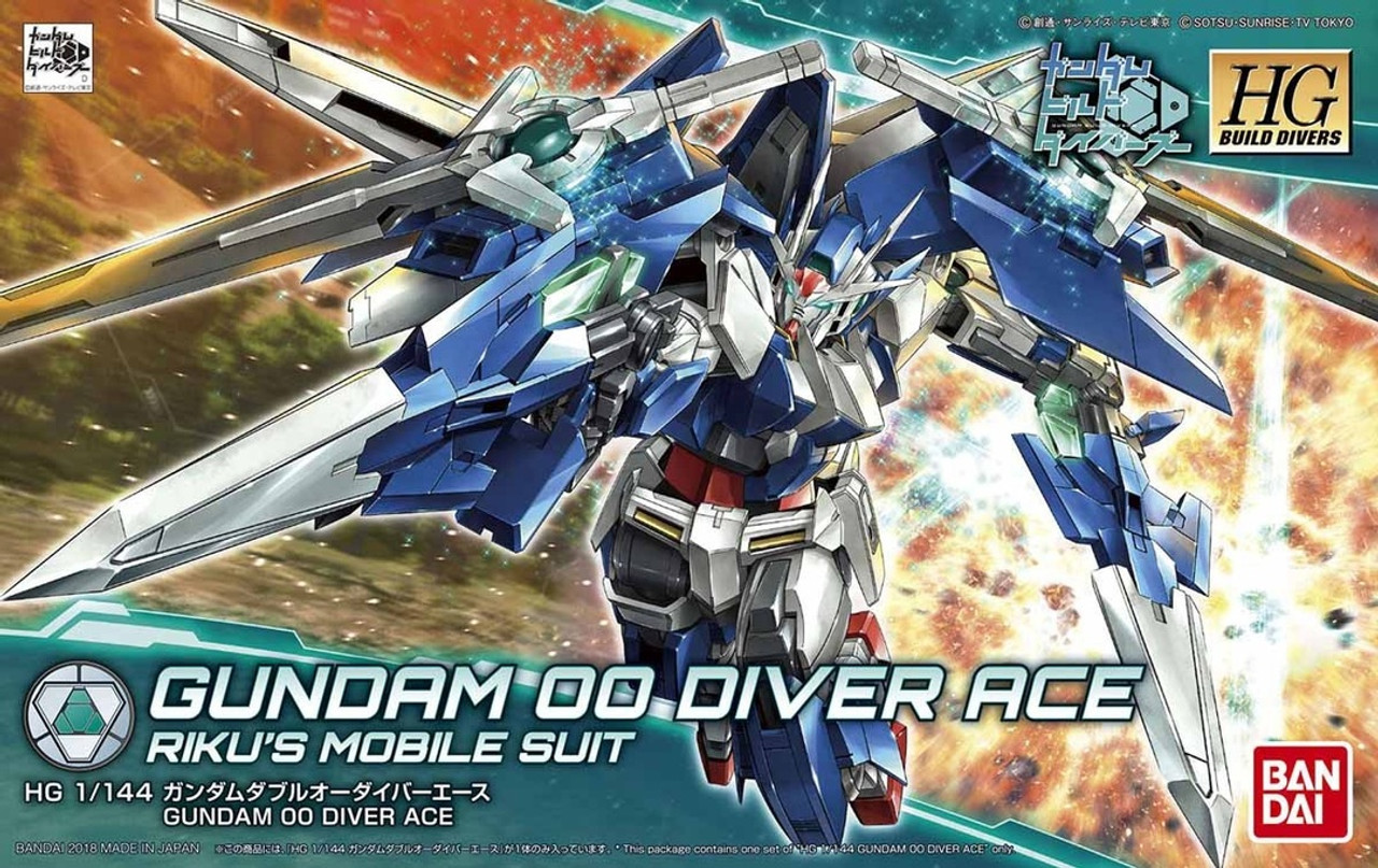 5059566 #09 Gundam 00 Diver Ace "Gundam Build Divers", Bandai HGBD 1/144 5059566 #09 Gundam 00 Diver Ace "Gundam Build Divers", Bandai HGBD 1/144