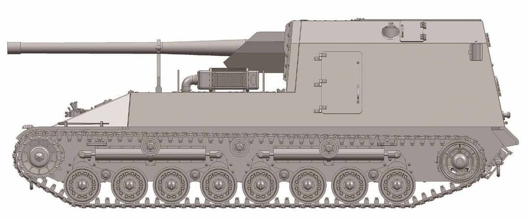 35A022 WW II Project: Japan Experimental Gun Tank, Type 5 (Ho-Ri I)