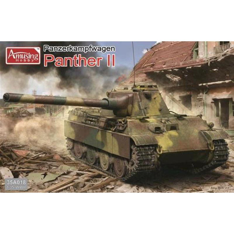 AUH35A018 WW II Project: PzKpw Panther II German Tank 1/35