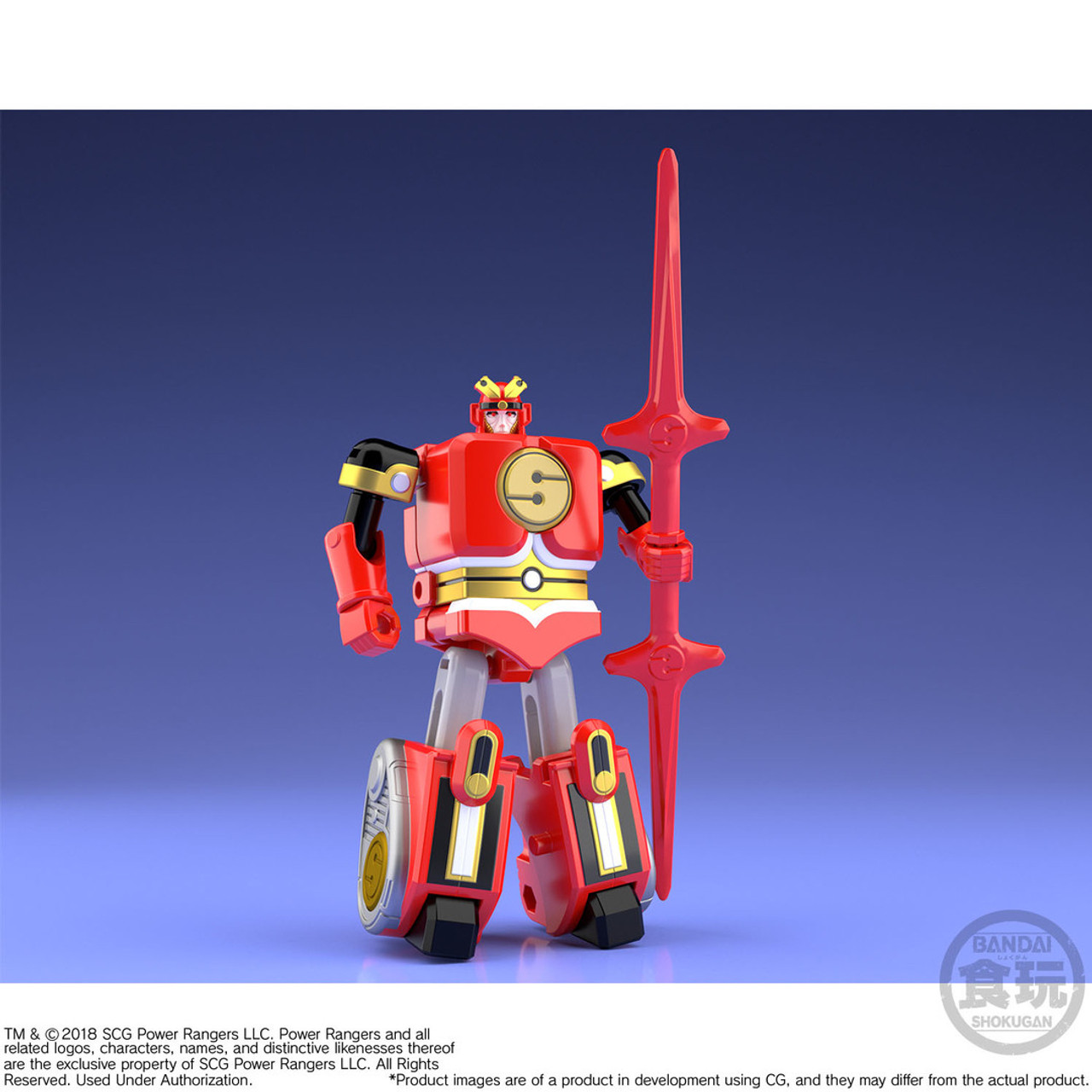 25093 Ninja Megazord & White Ninja Falconzord Set "Mighty Morphin Alien Rangers", Bandai Super Mini Pla