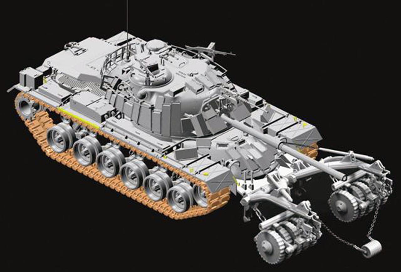 DML3618 IDF Magach 5 w/ ERA and Mine Roller 1/35