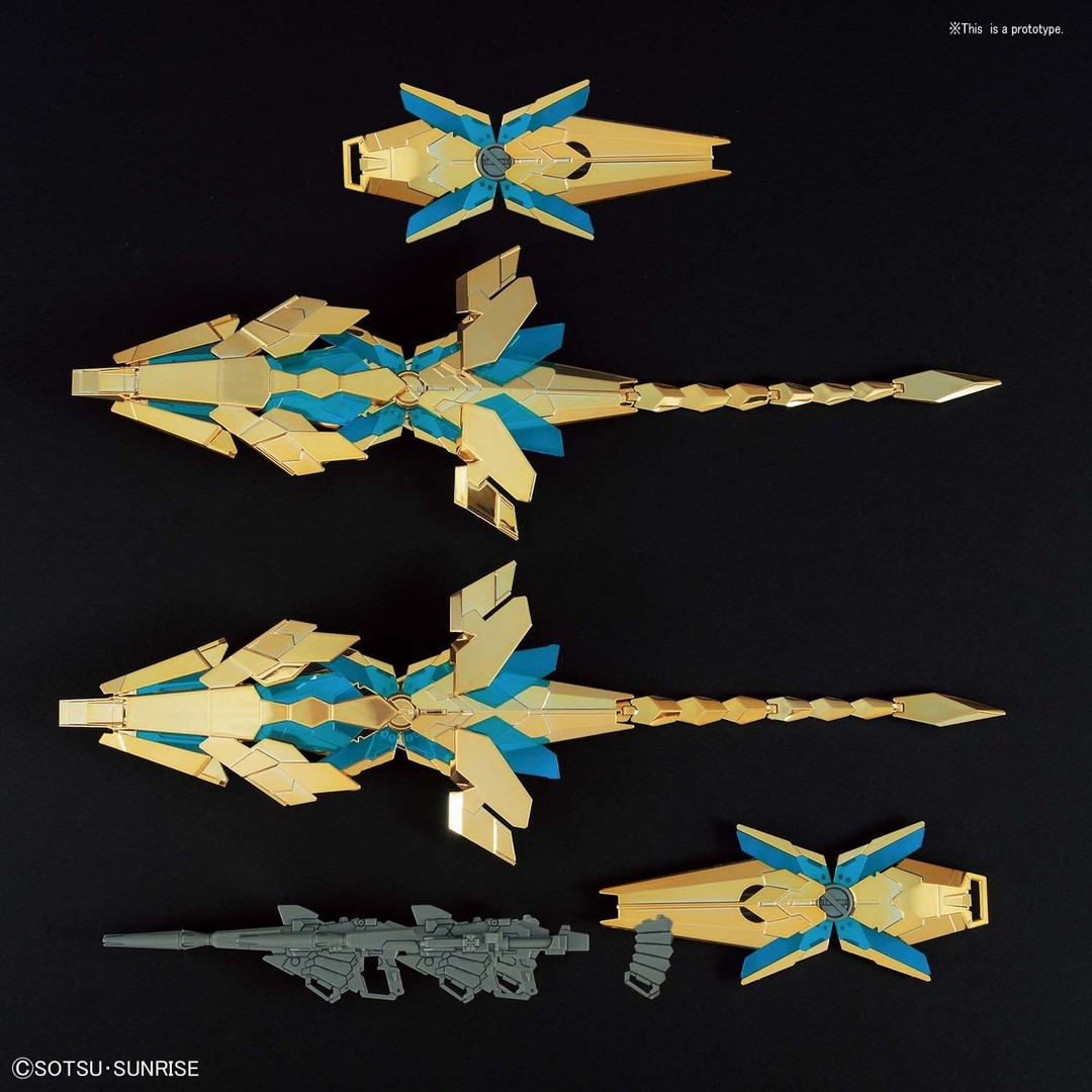BAN2436311 HGUC 1/144 #216 Unicorn Gundam 03 Phenex (Destroy Mode) (Narrative Ver.)[Gold Coating] "Gundam NT" Bandai