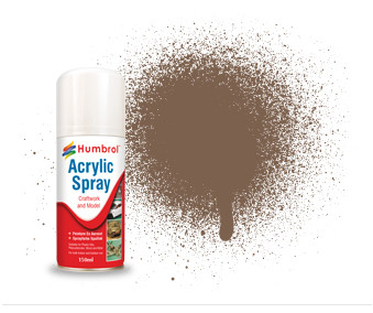 (D) discontinued  AD6029 - Dark Earth, 150ml - Acrylic Spray, Matt, Shade 029