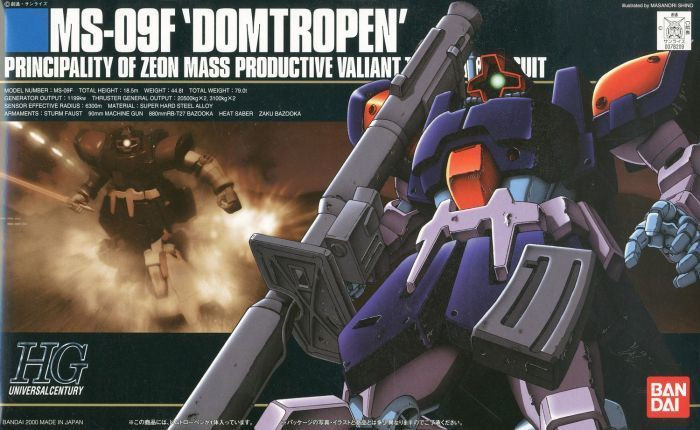 BAN1078209 Bandai HGUC #17 1/144 MS-09F Gundam Dom Tropen