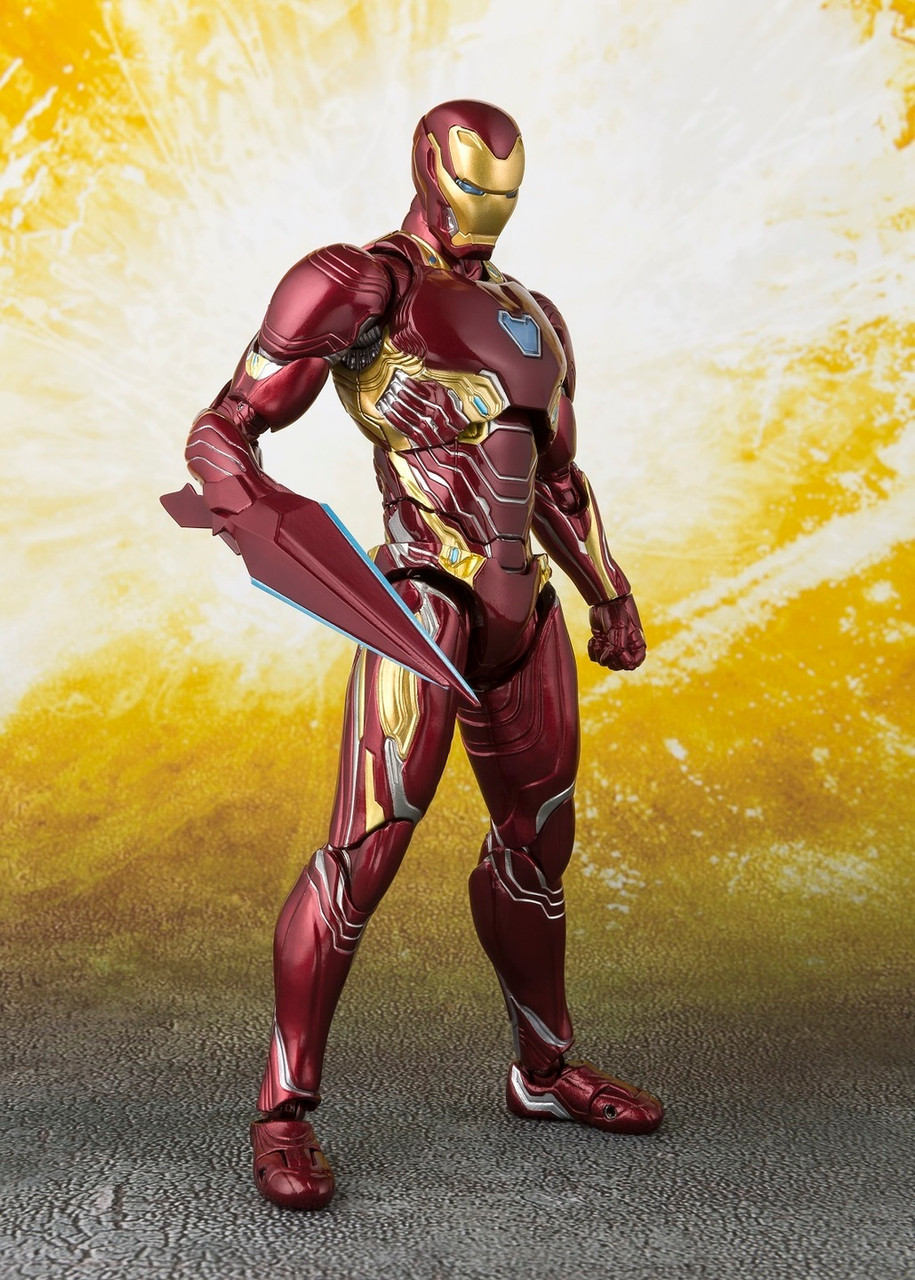 55298 Iron Man Mk-50 Nano-Weapon Set "Avengers: Infinity War", Bandai S.H.Figuarts
