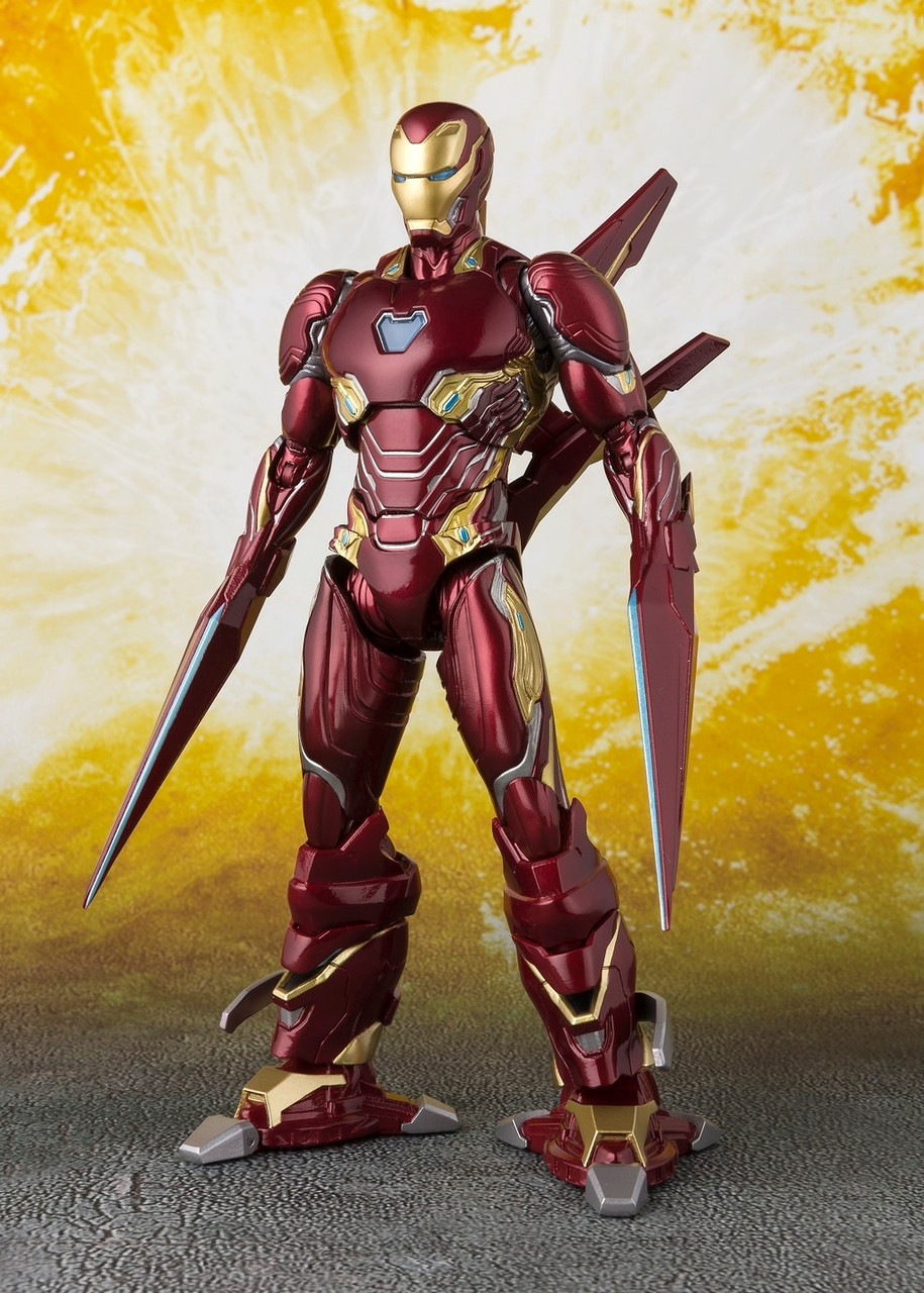 55298 Iron Man Mk-50 Nano-Weapon Set "Avengers: Infinity War", Bandai S.H.Figuarts