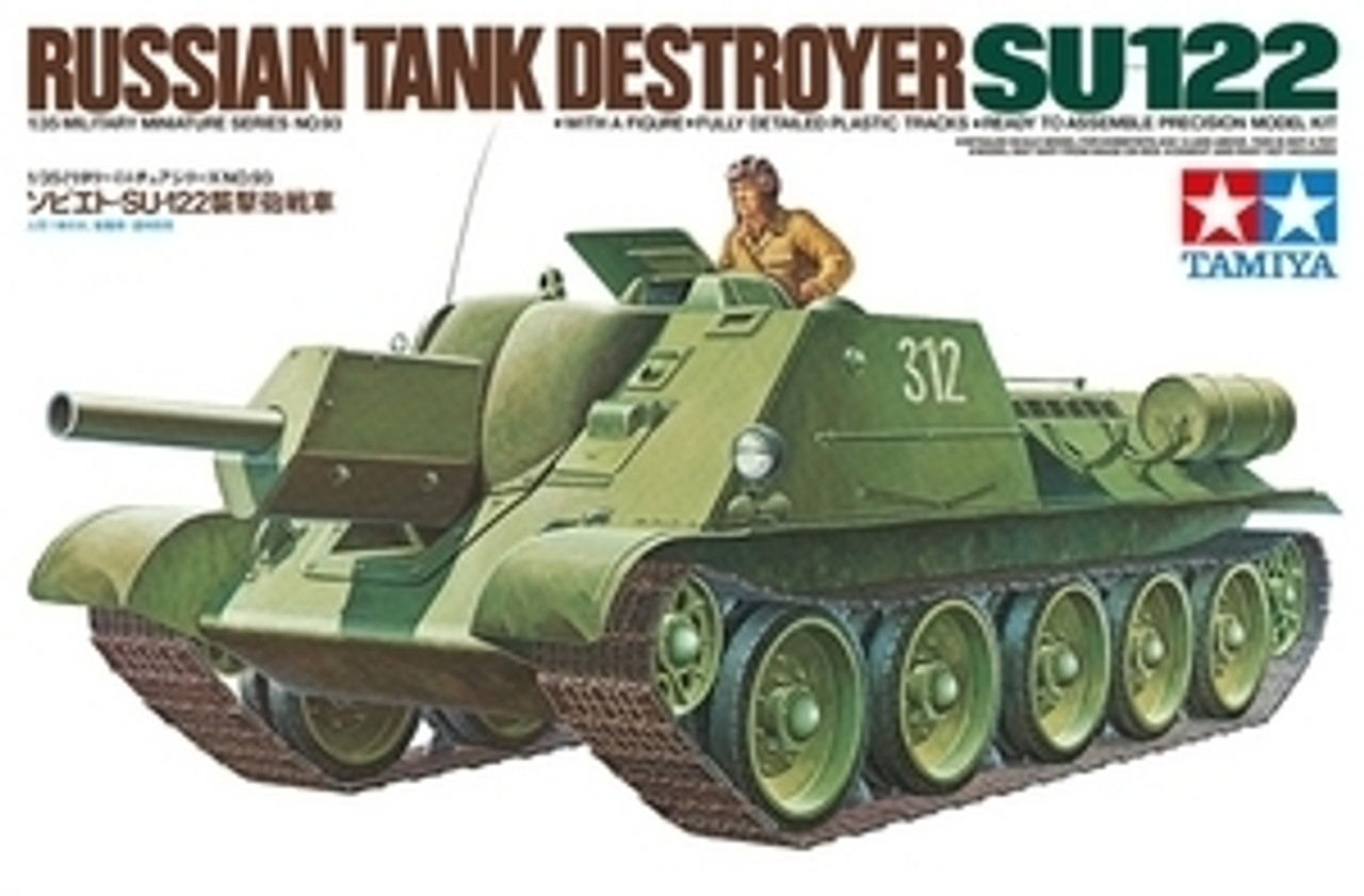 35093 Russian SU122 1/35 Plastic Model Kit 35093 Russian SU122 1/35 Plastic Model Kit