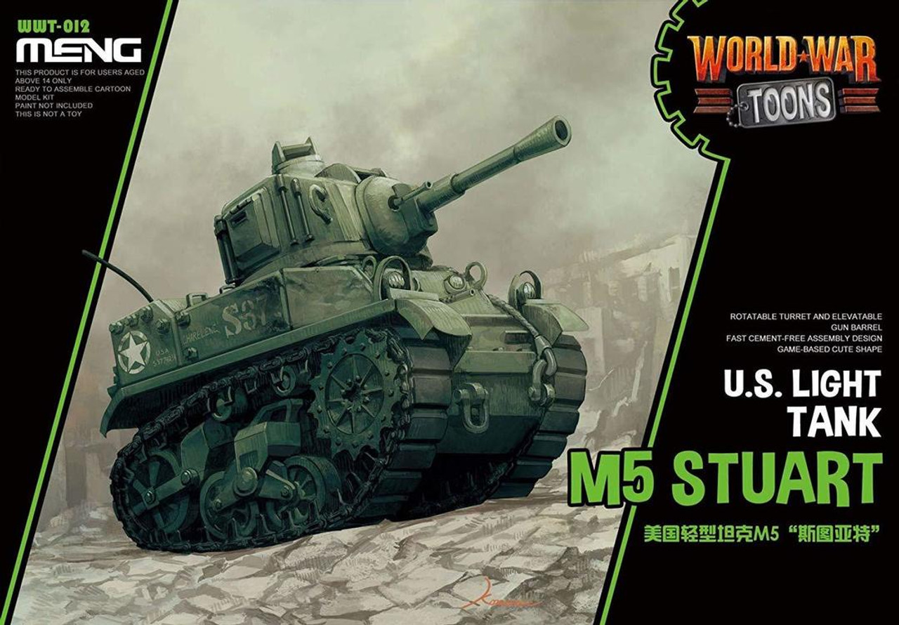 MGKWWT012  U.S. Light Tank M5 Stuart  World War Toons
