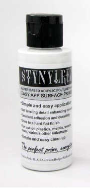 BAD401 Stynylrez Water-Based Acrylic Primer White 4oz. Bottle