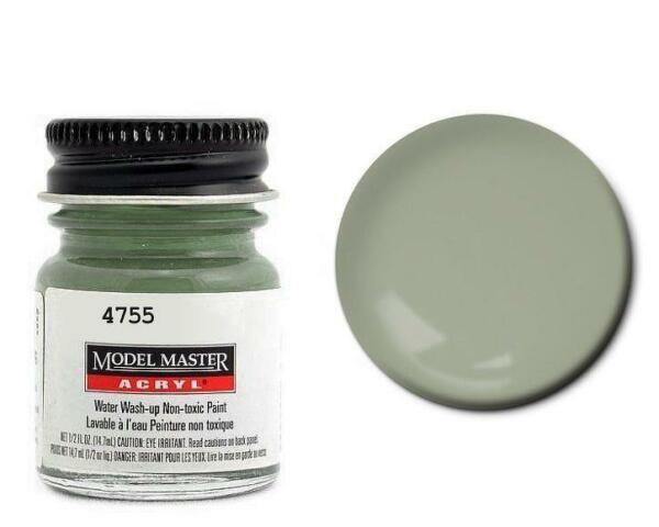 (D)  4755 Acryl Flat .5oz Dark Gull Gray