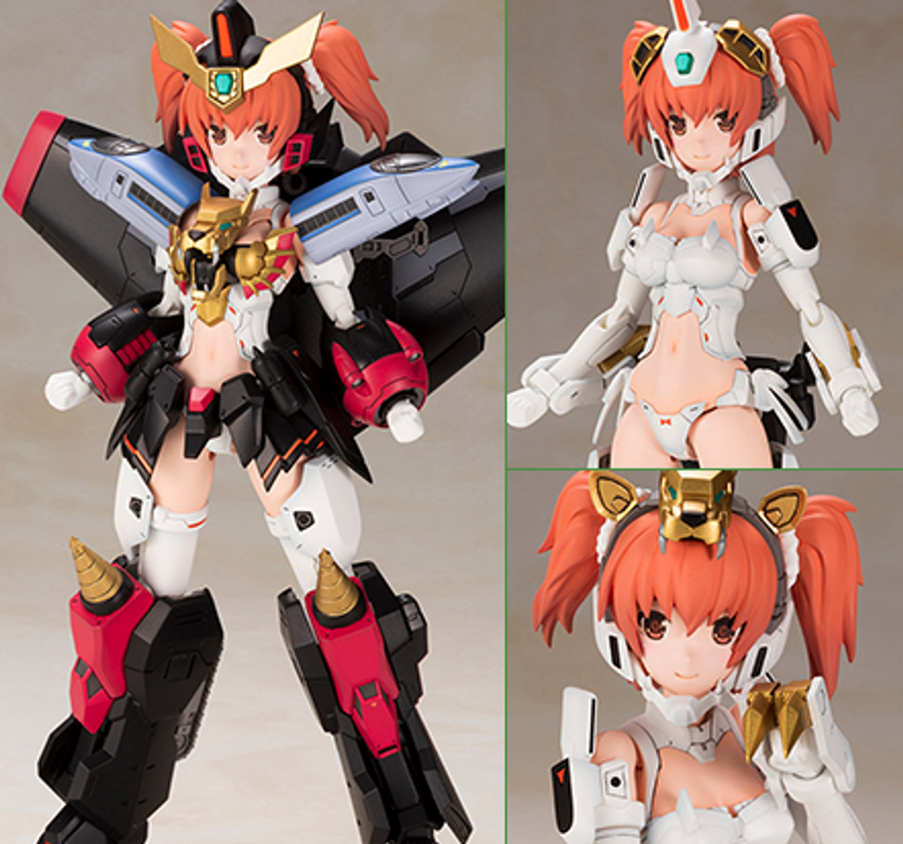 KBYCG001X The King Of Braves Gaogaigar Series Crossframe Girl Gaogaigar, Plastic Model Kit