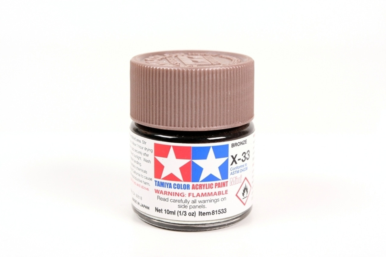 Tamiya 81533  Acrylic Mini X33 Bronze 10 ml bottle