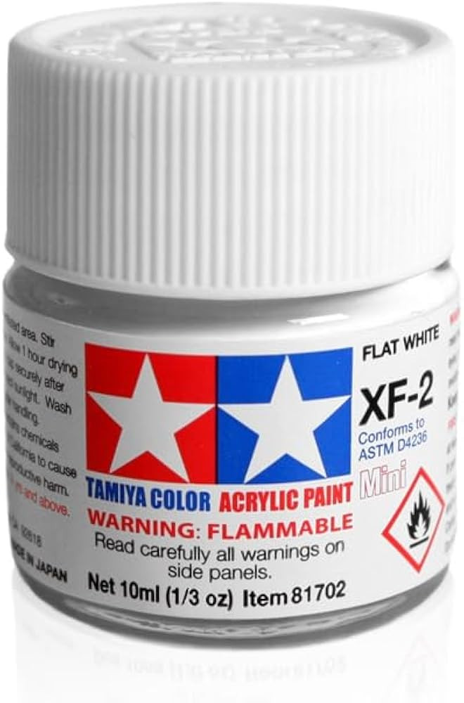 TAM81702 Tamiya Acrylic Mini XF-2 Flat White