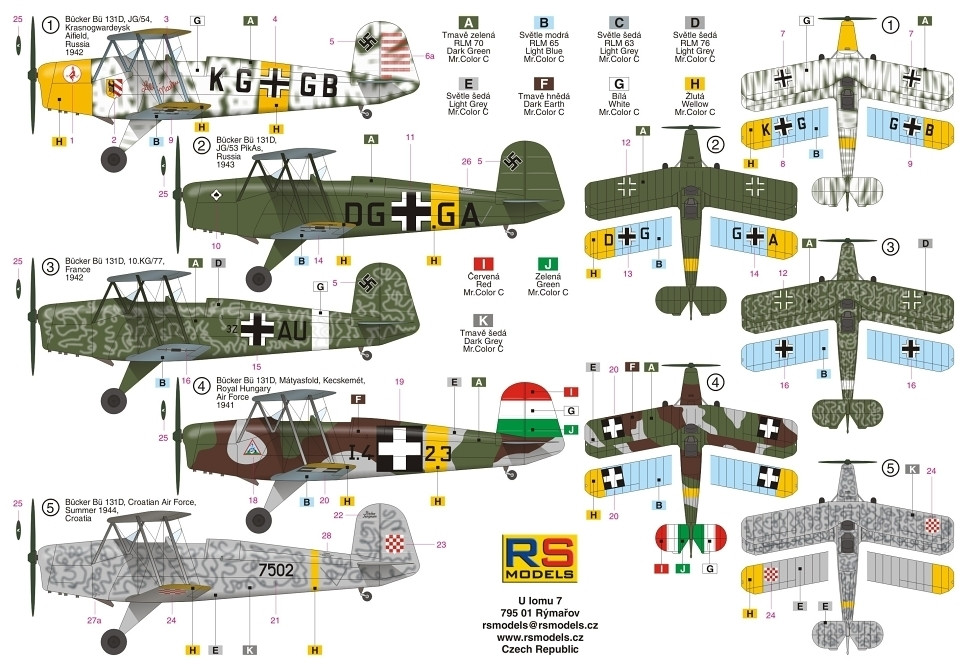92193 Bucker Bu-131D 1/72