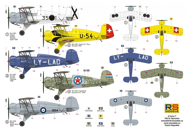 92223 Bucker Bu-133C 'Foreign services 1/72
