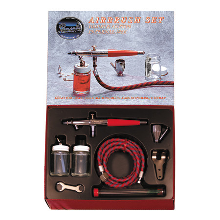 VLSET VL Double Action Siphone Feed Airbrush Set