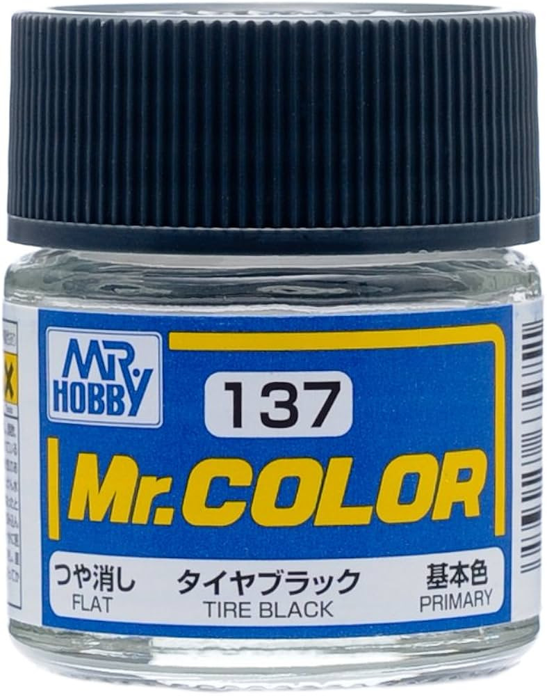 GNZC137 Flat Tire Black 10ml , GSI Mr. Color