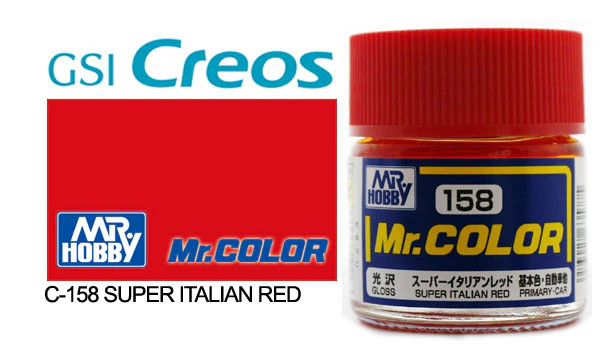 GNZC158 GSI Creos Mr. Color 158 - Super Italian Red (Gloss/Primary Car) C Color