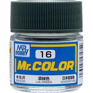 GNZC16 Semi-Gloss IJA Green 10ml , GSI Mr. Color