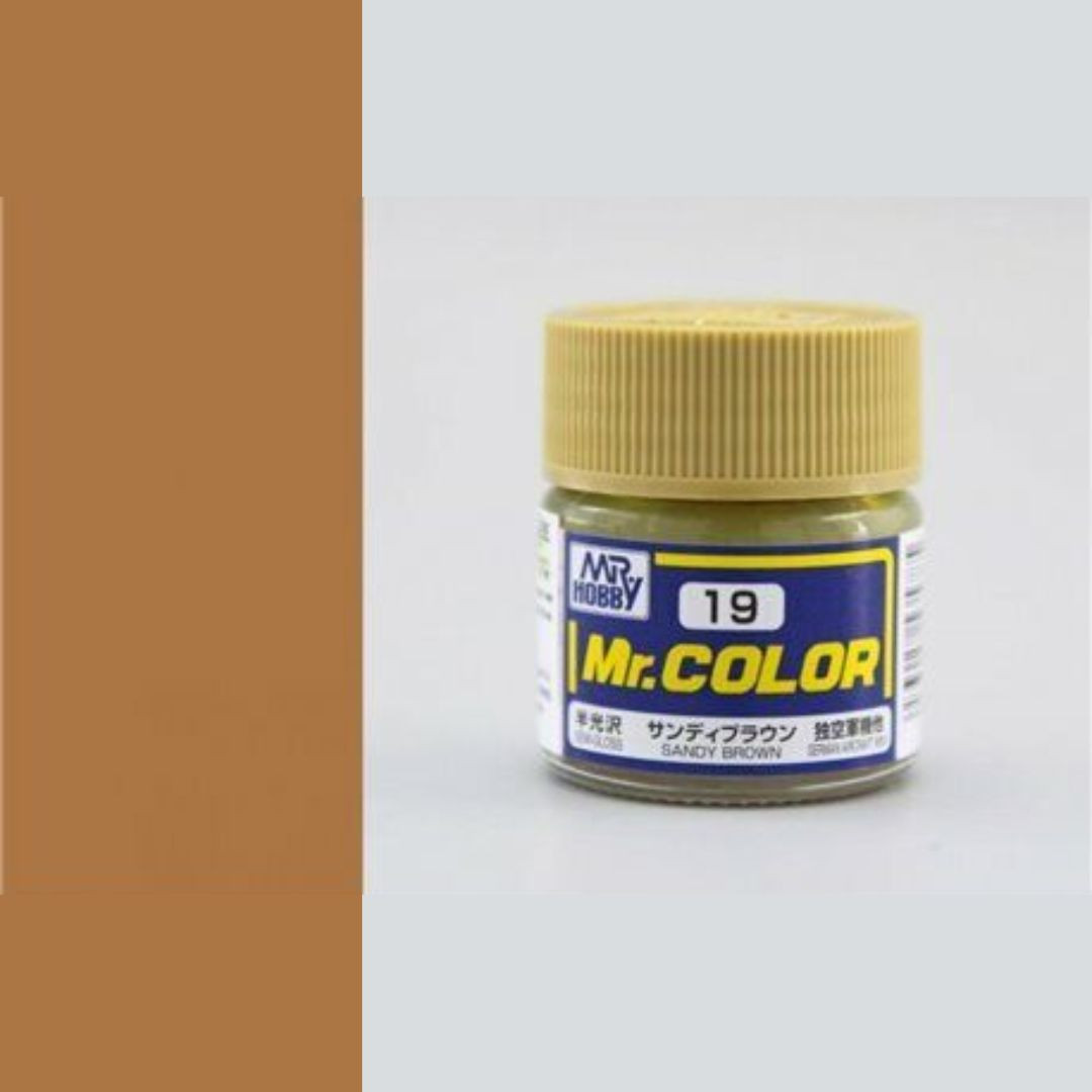 GNZC19 GSI Creos Mr. Color 19 - Sandy Brown (Semi-Gloss/Aircraft) C Color