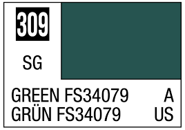 GNZC309 Semi Gloss Green FS34079 10ml , GSI Mr. Color