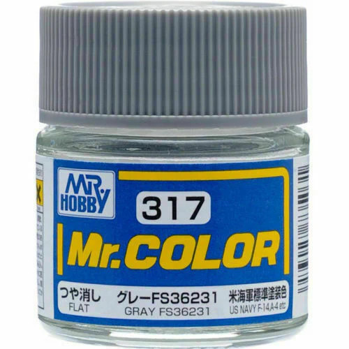 GNZC317 Flat Gray FS36231 10ml , GSI Mr. Color