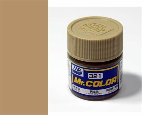 GNZC321 Semi Gloss Light Brown 10ml , GSI Mr. Color