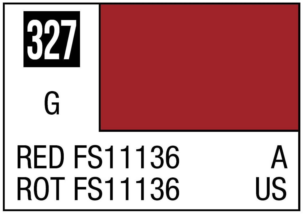 Mr Hobby Mr. Color 327 Red FS11136 (Gloss/Aircraft) - 10ml