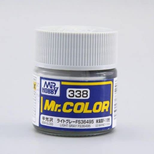 GNZC338 Semi Gloss Light Gray FS36495 10ml , GSI Mr. Color