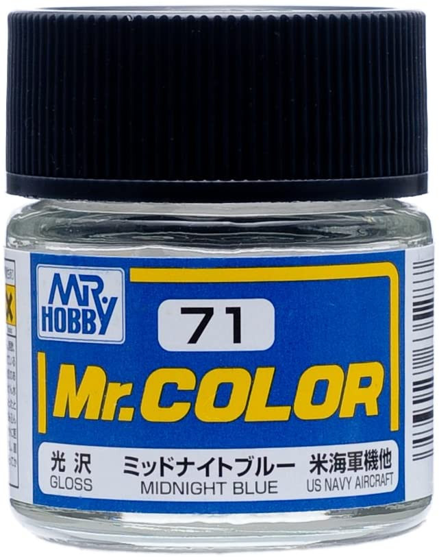GNZC71 Gloss Midnight Blue 10ml , GSI Mr. Color