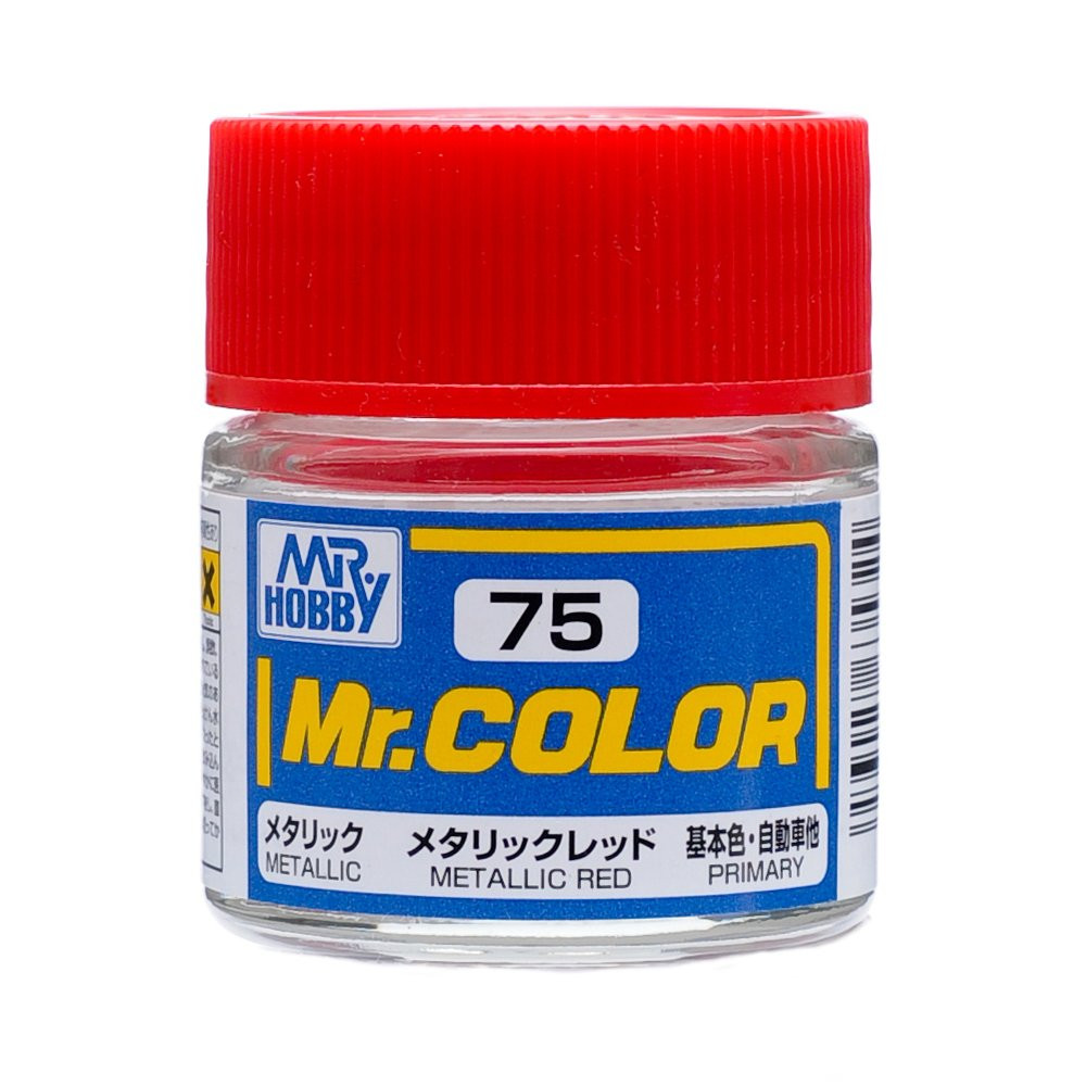 GNZC75 Metallic Red 10ml , GSI Mr. Color