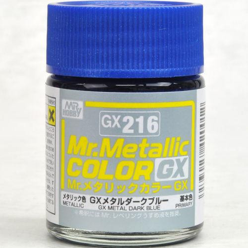 GNZGX216 Metallic Dark Blue 18ml , GSI Mr Color GX
