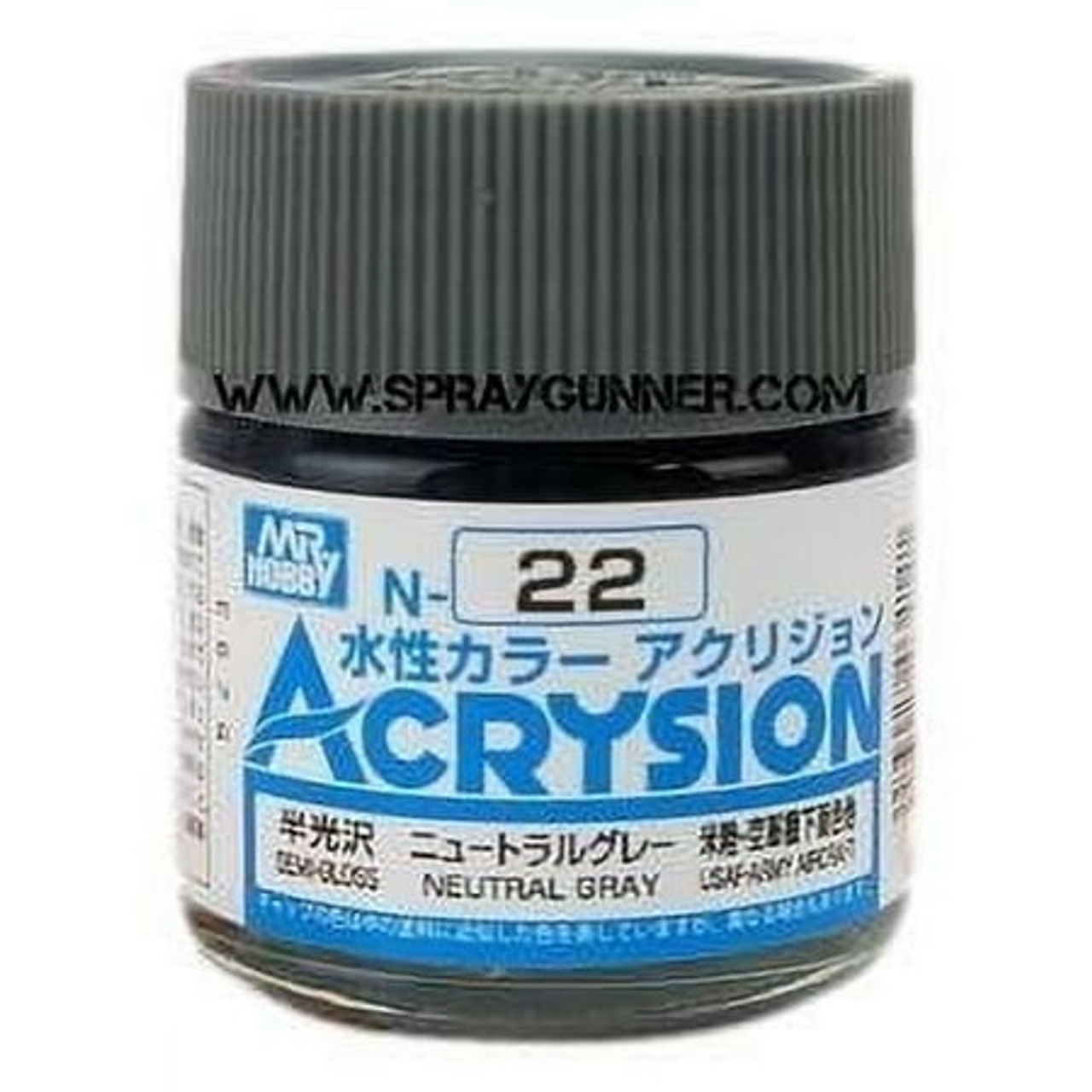GNZN22 Acrysion N22 - Neutral Gray (USAF-Army/Aircraft)